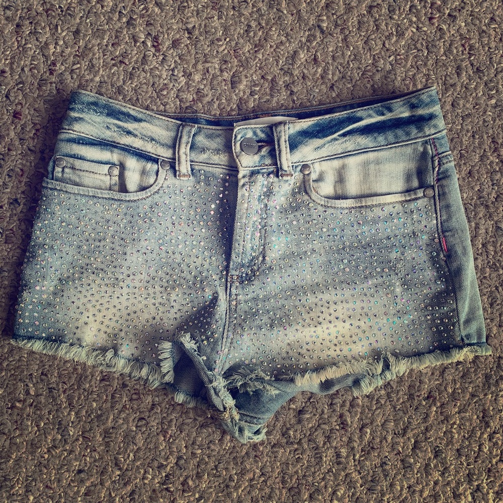 Victoria’s Secret Pink High Rise Jean Shorts